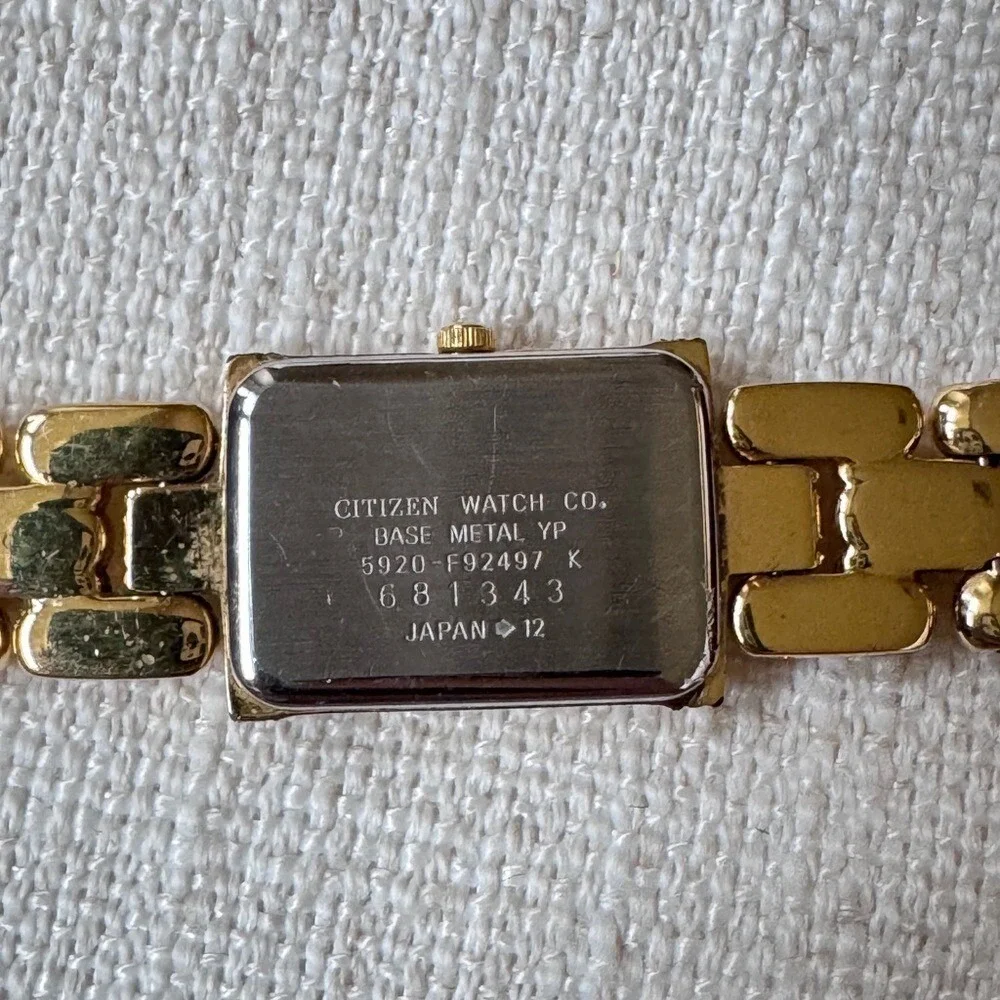 Vintage‎ Pink and Gold Citizen Elegance Watch